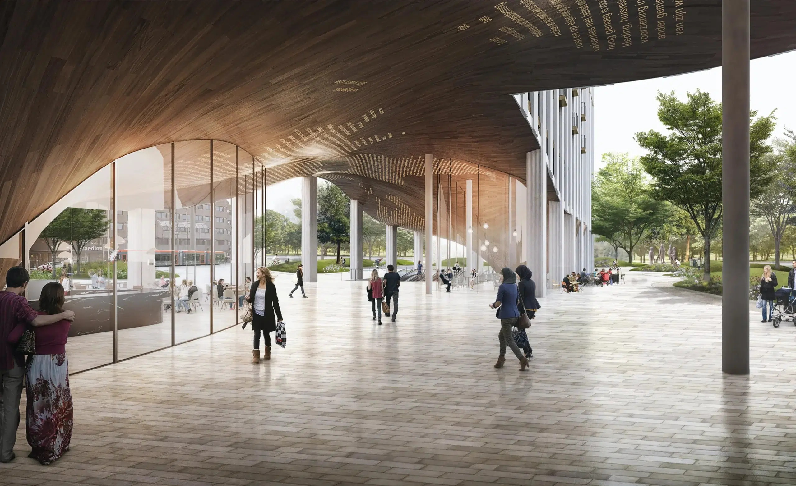 1-©-DELVA-Landscape-Architects-Urbanism-Powerhouse-Amvest-Synchroon-KJ-Plein-Central-Station-Den-Haag-Koekamp-Park-Entree_Montage-Park-entree-Landscape-Architecture